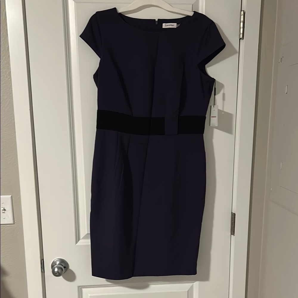 Calvin Klein Purple Dress